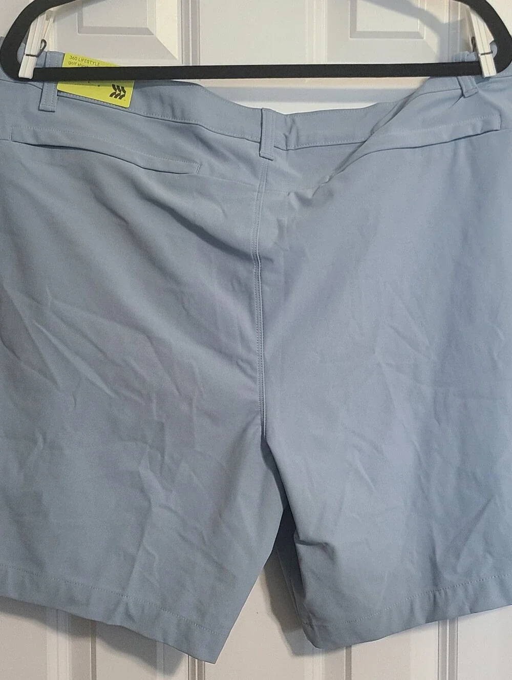 all in motion Light Blue Flat-Front Performance Shorts
